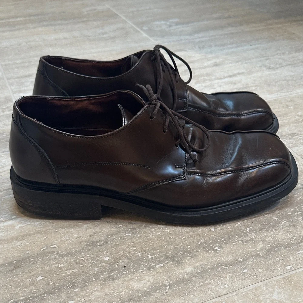 Kenneth Cole Reaction Dark Brown Men's Oxfords size 10 1/2